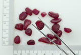20gr Recrystallized Ruby Red Color Sapphire Lab Created Faceting Rough