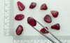 19.6gr Recrystallized Ruby Color Sapphire Lab Created Faceting Rough