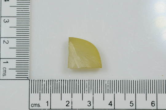 5.04gr Yellow Yttrium Vanadate YVO4 Lab Created Rough Stone
