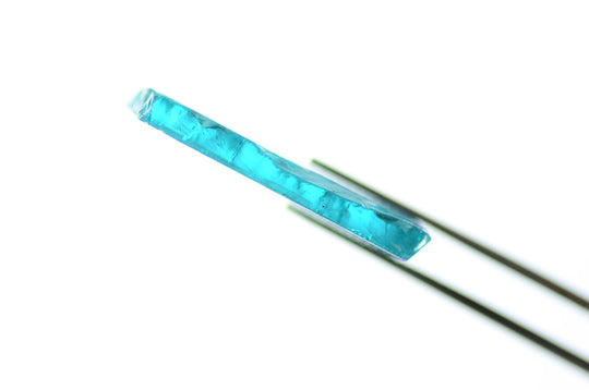 10.3ct  Hydrothermal Beryl Paraiba Aquamarine Lab Created Faceting Rough Stone