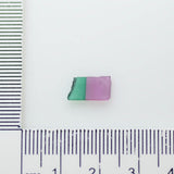 1.2ct Hydrothermal Bi-color Beryl Green & Purple Collectible Crystal Lab Created