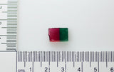 4.8ct Hydrothermal Bi-color Beryl Green & Purple Collectible Crystal Lab Created
