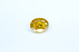 2.09ct Recrystallized Rutile Radiant Yellow Oval 8.5x6.5 mm Lab Created Stone