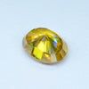 2.09ct Recrystallized Rutile Radiant Yellow Oval 8.5x6.5 mm Lab Created Stone