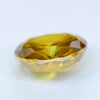 2.72ct Recrystallized Rutile Radiant Yellow Oval 9x7 mm Lab Created Stone