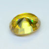 2.72ct Recrystallized Rutile Radiant Yellow Oval 9x7 mm Lab Created Stone