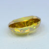 1.07ct Recrystallized Rutile Radiant Yellow Oval 6.5x5.5 mm Lab Created Stone