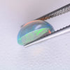 2.44ct Non-Resin Brown Opal with Green Fire Oval Cabochon 10x8 mm Lab Created