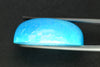 24.72ct Synthetic Blue Opal with Green Fire Oval Cabochon 24x18 mm Lab Created
