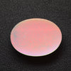 13.02ct Synthetic Pink Opal with Orange Fire Oval Cabochon 20x15 Lab Created