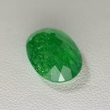 9.15ct Tsavorite Green Garnet (YAG) Oval 14x10 mm Lab Created Loose Stone