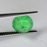 2.92ct Tsavorite Green Garnet (YAG) Round 8 mm Lab Created Loose Stone