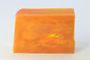 40-44gr 1pc Orange Aurora Rainbow Opal Resin 80% Lab Created Faceting Rough Stone