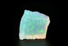 9.9gr Non-Resin White Jelly Opal with Green Fire Lab Created Rough Stone