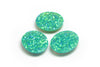 15.41ct 3pcs Set Green Jelly Opal with Green Fire Cabochon 17x14mm Lab Created