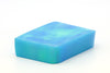 39-43gr 1pc Blue Aurora Rainbow Opal Resin 80% Lab Created Faceting Rough Stone