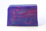 41-45gr 1pc Violet Aurora Rainbow Opal Resin 80% Lab Created Faceting Rough Stone