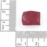 24.93ct Pigeon Blood Ruby (Czochralski) Lab Grown Faceting Rough