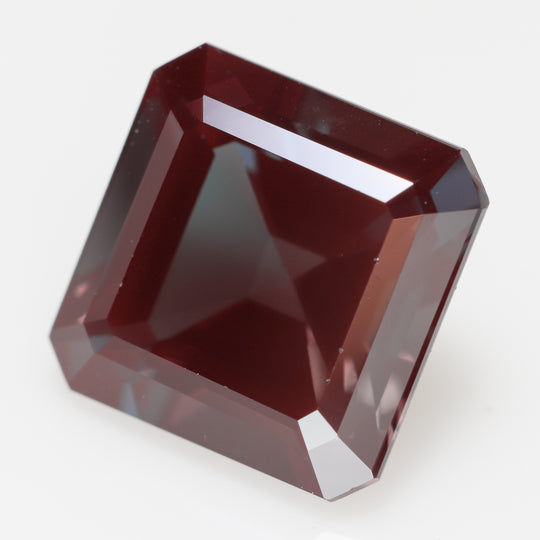 5.46ct Czochralski Alexandrite Color Change Octagon 10x10 mm Lab Created