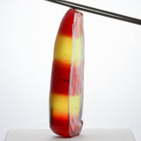 41gr Recrystallized Bi-Color Orange/Yellow Sapphire Lab Created Faceting Rough