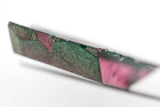 96ct Hydrothermal Morganite Pink Beryl with Green Seed Lab Created Rough Crystal
