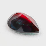 2.8ct Hydrothermal Bi-color Beryl Green & Red Pear 12x8 mm Lab Created Stone
