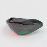 2.8ct Hydrothermal Bi-color Beryl Green & Red Pear 12x8 mm Lab Created Stone