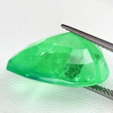 26.7ct Recrystallized Mint Green Sapphire Pear 21x16 Lab Created