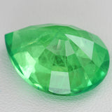 26.8ct Recrystallized Mint Green Sapphire Pear 21x16 Lab Created
