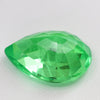 29.2ct Recrystallized Mint Green Sapphire Pear 22x16 Lab Created