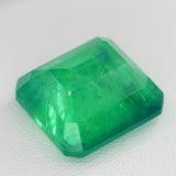 41.88ct Recrystallized Mint Green Sapphire Octagon 18.5x18 Lab Created