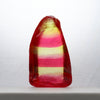 35.1gr Recrystallized Bi-Color Pink/Yellow Sapphire Lab Created Faceting Rough