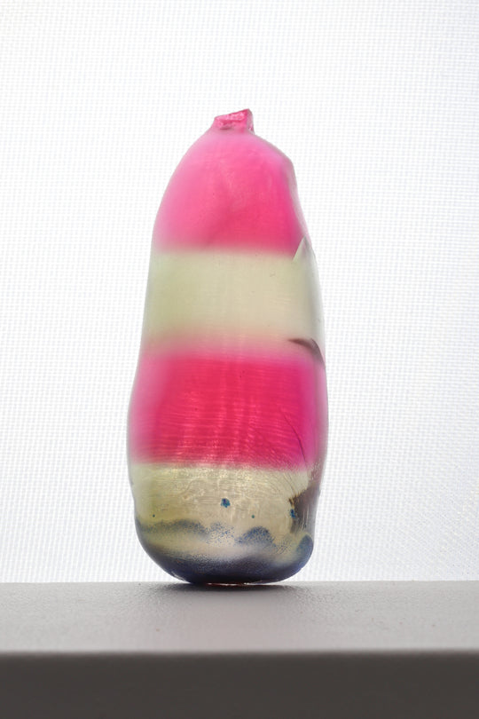 26.1gr Bi-Color Tourmaline Green/Pink Sapphire Lab Created Faceting Rough