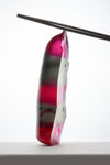 33.1gr Bi-Color Tourmaline Green/Pink Sapphire Lab Created Faceting Rough