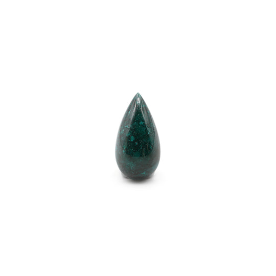 22.5ct Natural Dioptase Pear Cabochon Doublet
