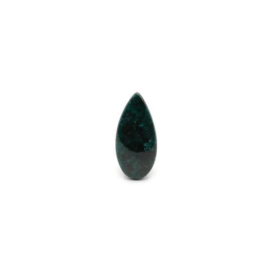9ct Natural Dioptase Pear Cabochon Doublet
