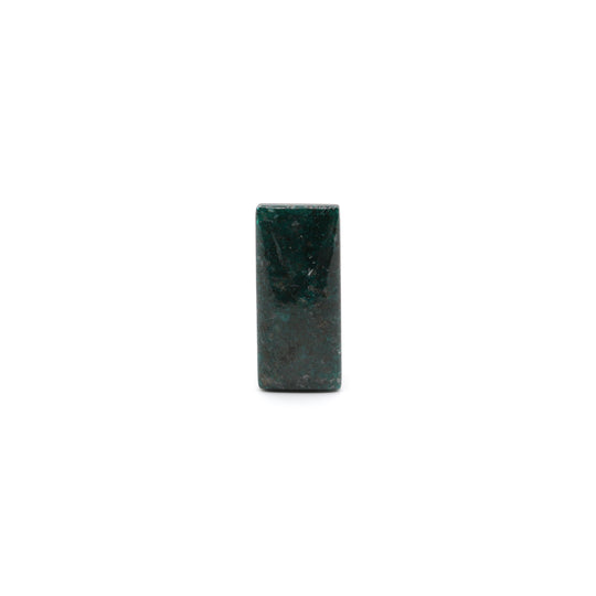 11ct Natural Dioptase Rectangle Cabochon Doublet