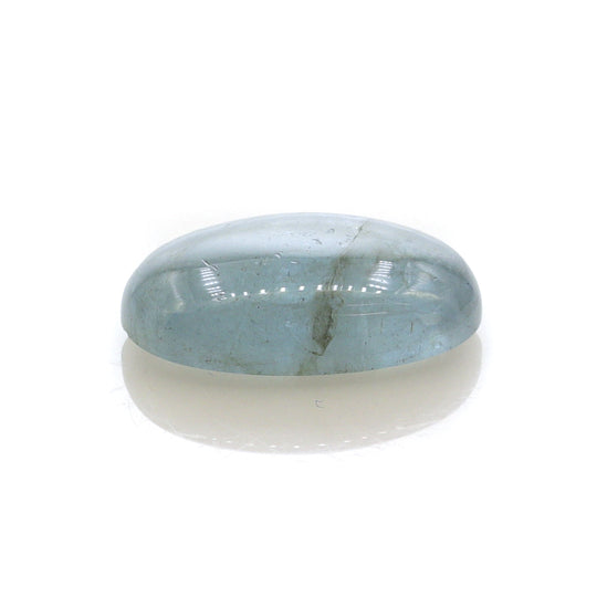 12.3ct Natural Aquamarine Oval Cabochon