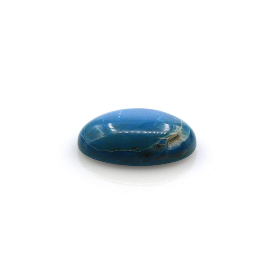 10.2ct Natural Blue Opal Oval Cabochon