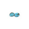 32ct Pair Of Natural Turquoise Oval Cabochon From Mexico