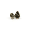 47.7ct Natural Polished Pyritized Ammonite Fossil Cabochon Pair From Russia