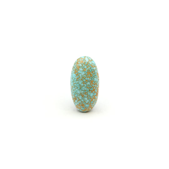20.1ct Natural Turquoise Oval Cabochon From Kazakhstan