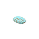 12.7ct Natural Turquoise Oval Cabochon From Kazakhstan