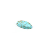8.1ct Natural Turquoise Oval Cabochon From Kazakhstan