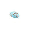 14.2ct Natural Turquoise Oval Cabochon From Kazakhstan