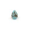 5.9ct Natural Turquoise Pear Cabochon From Maikain Kazakhstan