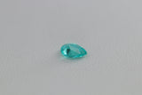 0.5-0.56ct 1pcs Pear 6x4 mm Recrystallized Paraiba Blue Garnet (YAG) Lab Created