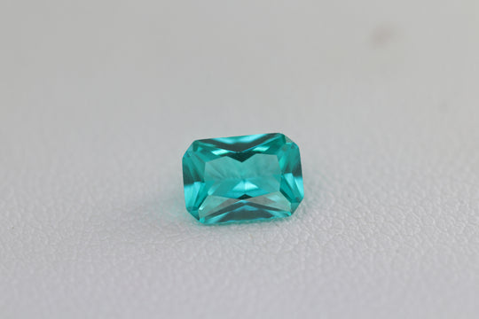 1-1.3ct 1pcs Octagon 7x5 mm Recrystallized Paraiba Blue Garnet (YAG) Lab Created