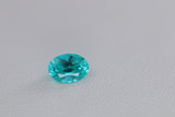 1.0-1.13ct 1pcs Oval 7x5 mm Recrystallized Paraiba Blue Garnet (YAG) Lab Created