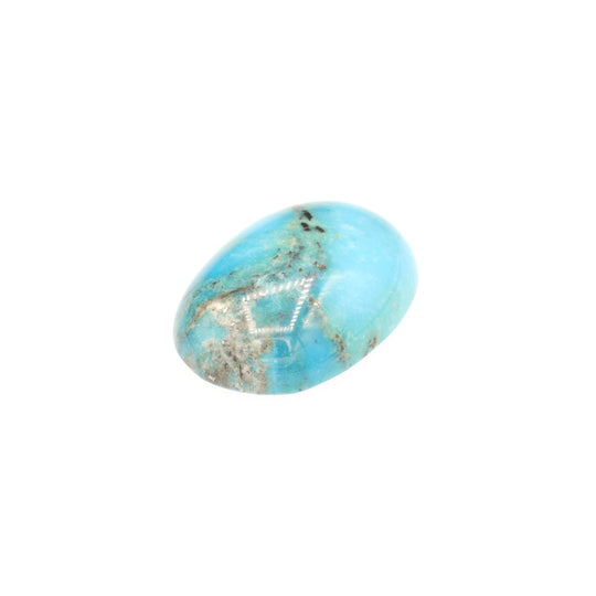 7.10ct Natural Turquoise Oval Cabochon From Kazakhstan